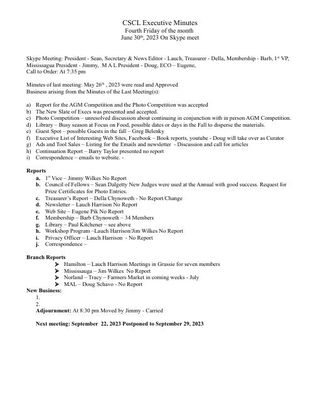 Meeting Minutes — photograph 11