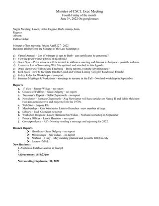 Meeting Minutes — photograph 23