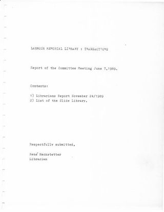 The Larmour slide library — photograph 1