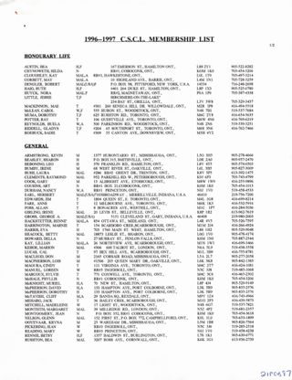 Membership & Executive Lists — photograph 4