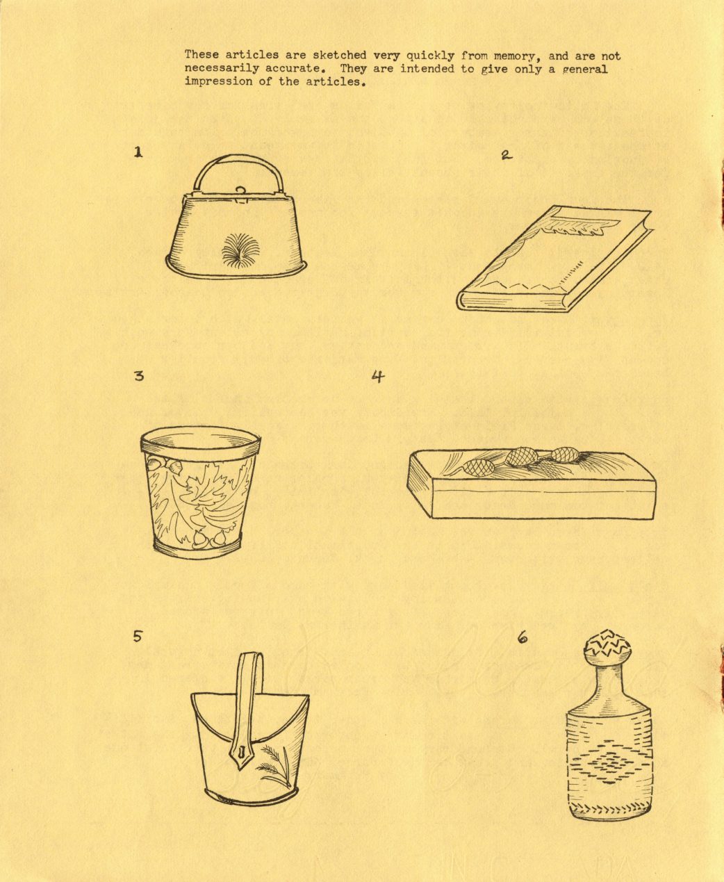 Summer 1957 · Volume 6, No. 4, page 9 — the drawings printed on this page