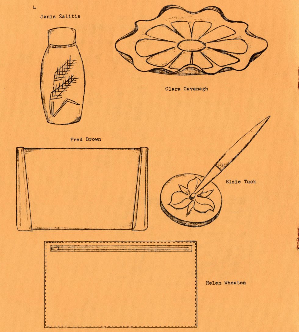 Autumn 1964 · Volume 14, No. 1, page 4 — the drawings printed on this page