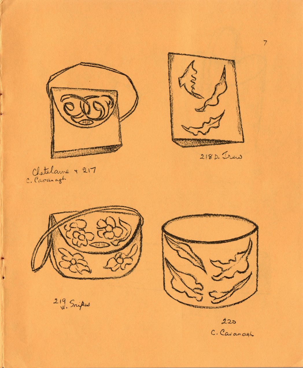 Autumn 1965 · Volume 15, No. 1, page 7 — the drawings printed on this page