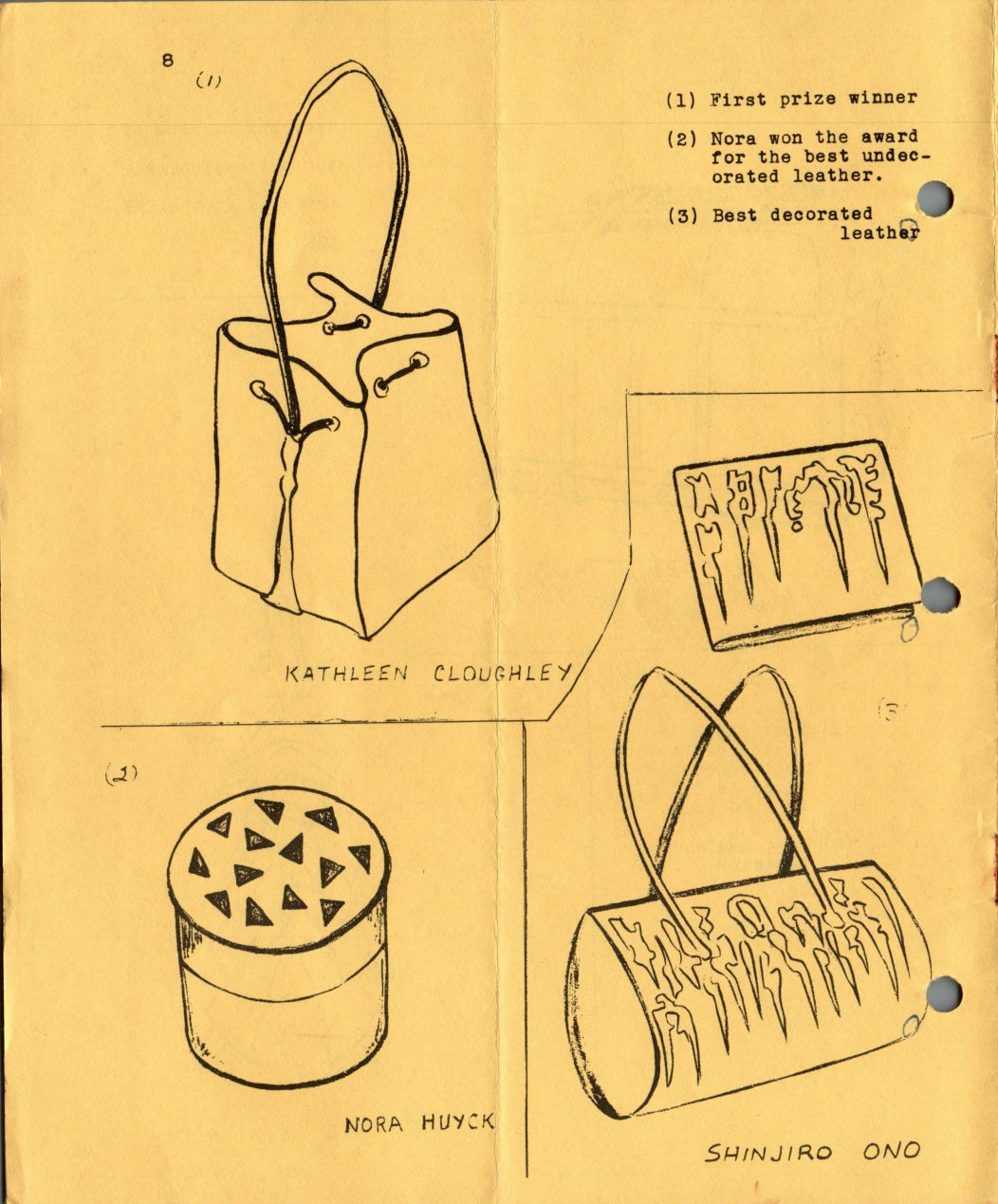 Fall 1968 · Volume 17, No. 1, page 8 — the drawings printed on this page