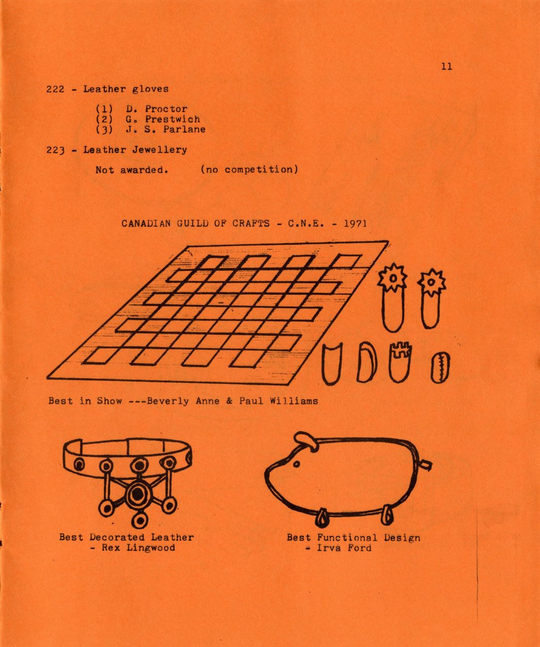 Winter 1971–72 · Volume 20, No. 2, page 11 — the drawings printed on this page