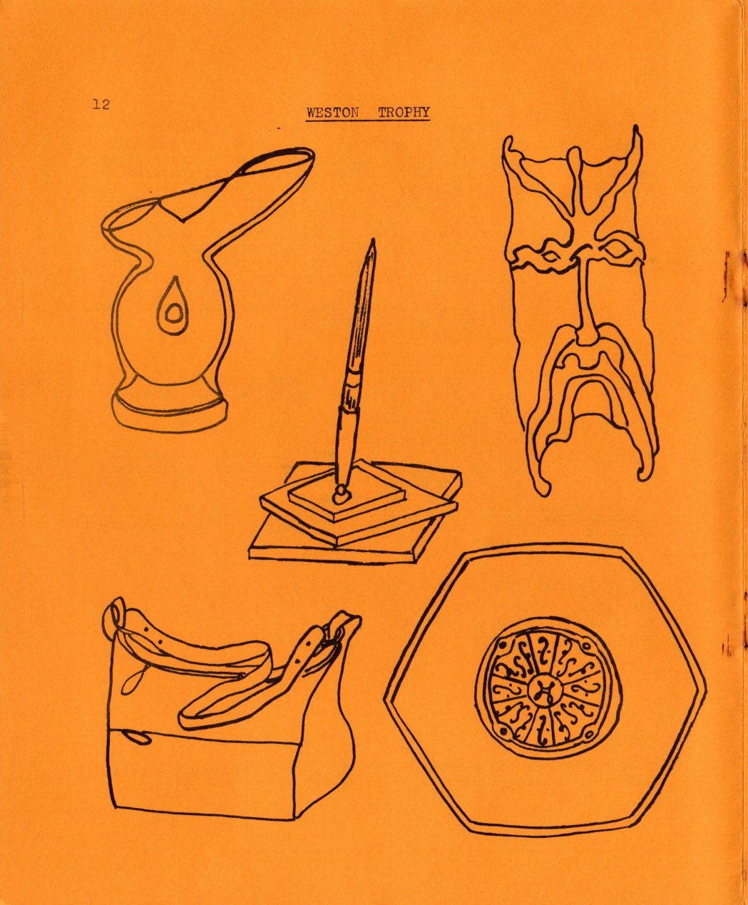 Summer 1972 · Volume 21, No. 1, page 12 — the drawings printed on this page