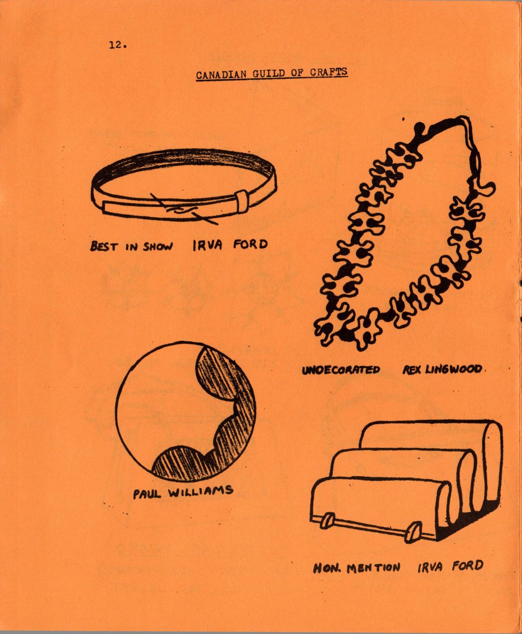 Fall 1973 · Volume 22, No. 1, page 12 — the drawings printed on this page
