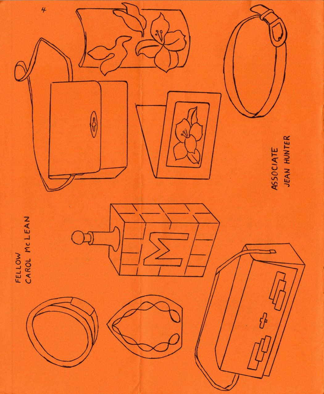Summer 1975 · Volume 23, No. 4, page 4 — the drawings printed on this page