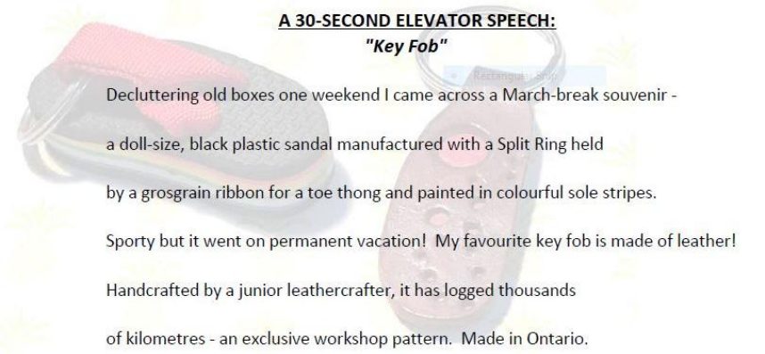 Canadian Leathercraft – Fall 2020 – Newsletter by CSCL, page 7 — photograph 1