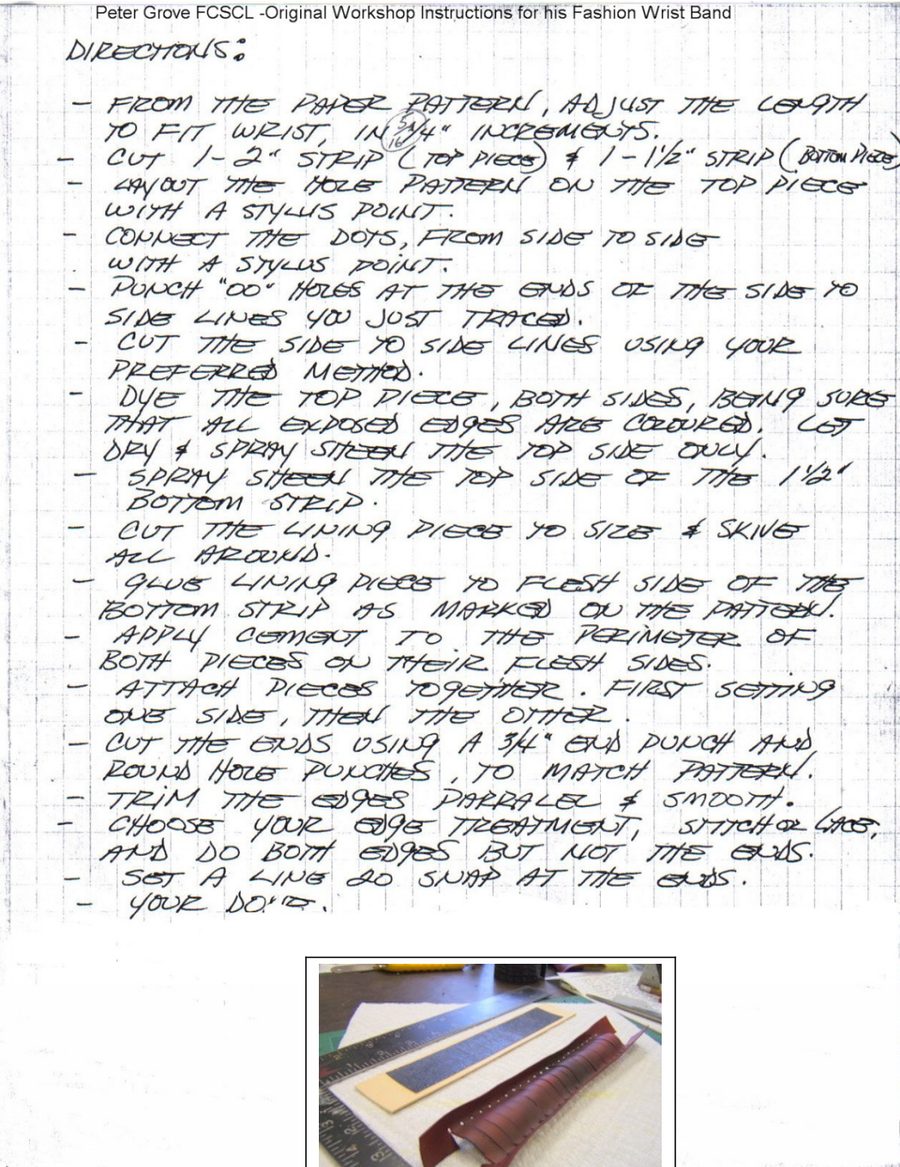 Canadian Leathercraft – Winter 2007-2008 – Newsletter by CSCL, page 8 — photograph 1