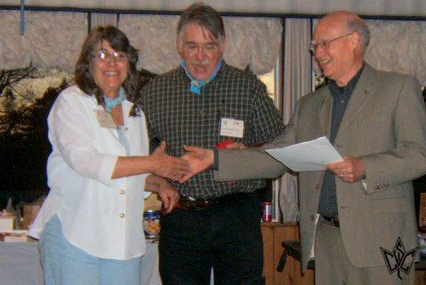Darlene Fry receives Craftsmam Ribbons