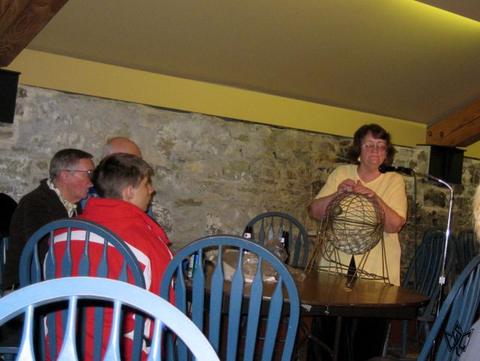 Under the "B" 5 -Della Chynoweth, our Bingo caller