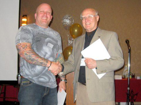 Betty Heacock Award Winner -Rob Regan with David McPherson