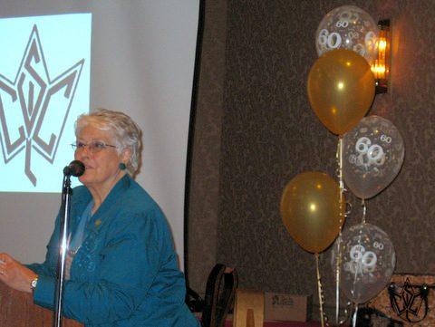Carol Mclean introduces Guest Speaker