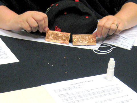 Gilding on Leather