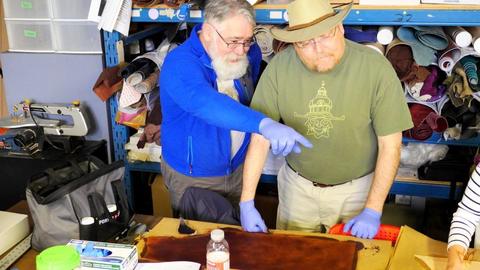 Hinged Leather Box – CSCL workshop — photograph 9