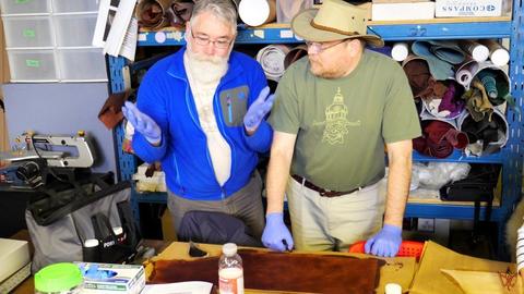 Hinged Leather Box – CSCL workshop — photograph 10
