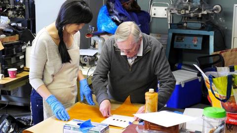 Hinged Leather Box – CSCL workshop — photograph 13