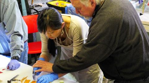 Hinged Leather Box – CSCL workshop — photograph 16