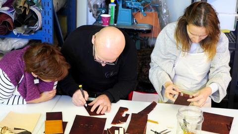 Hinged Leather Box – CSCL workshop — photograph 26