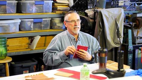 Hinged Leather Box – CSCL workshop — photograph 31
