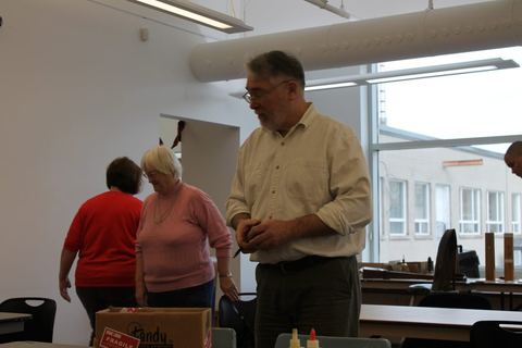 2013 Biennial — judging and set-up, Woodstock — photograph 1