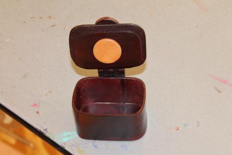 David McPherson, Free Form Brown Box, shown at Leather 2013