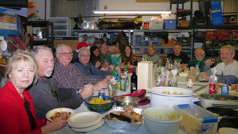 The party at the long table