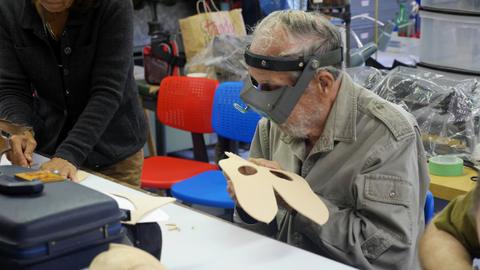 CSCL workshop - Leather Masks - October 2017 — photograph 7