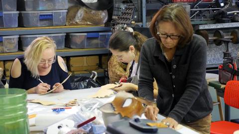 CSCL workshop - Leather Masks - October 2017 — photograph 9