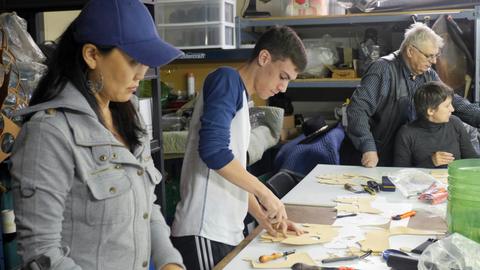 CSCL workshop - Leather Masks - October 2017 — photograph 10