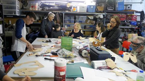 CSCL workshop - Leather Masks - October 2017 — photograph 11