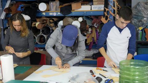 CSCL workshop - Leather Masks - October 2017 — photograph 16