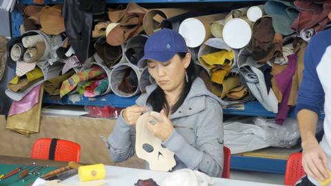 CSCL workshop - Leather Masks - October 2017 — photograph 20