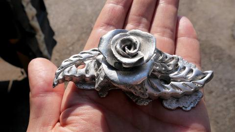 The rose casting from above