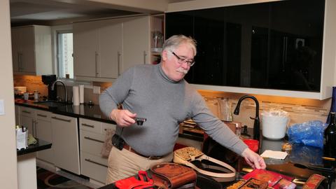 A judge examining the entries