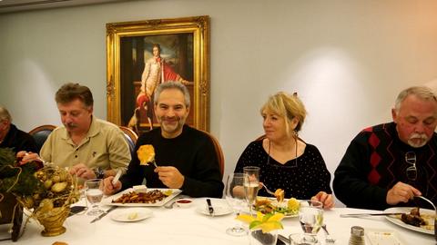At the Mississauga Branch's Christmas dinner, December 2018