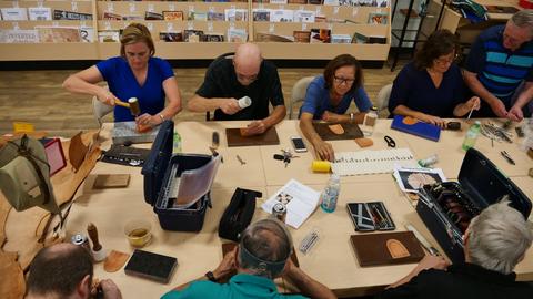 Members at work