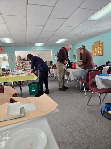 The workshop under way