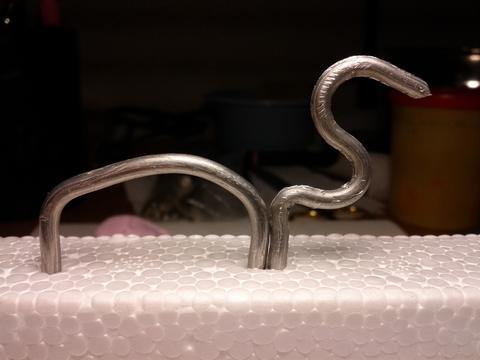 Back Quiver - leather carving and tooling, pewter casting, copper electroplating — photograph 12