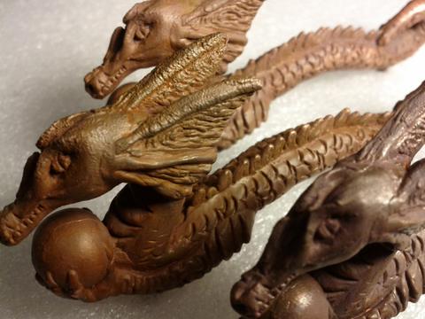 Back Quiver - leather carving and tooling, pewter casting, copper electroplating — photograph 13