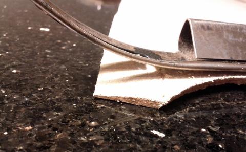 Back Quiver - leather carving and tooling, pewter casting, copper electroplating — photograph 62