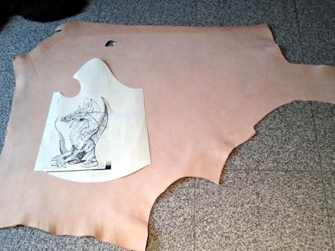 Back Quiver - leather carving and tooling, pewter casting, copper electroplating — photograph 97