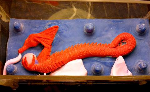 Back Quiver - leather carving and tooling, pewter casting, copper electroplating — photograph 103