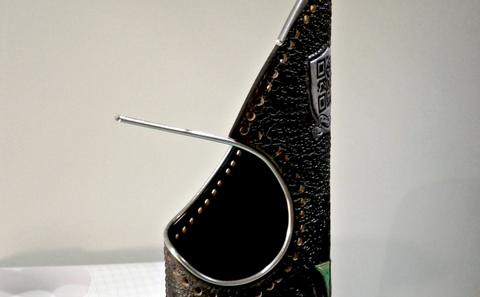Back Quiver - leather carving and tooling, pewter casting, copper electroplating — photograph 128