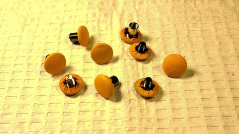 Leather covered screws — photograph 3