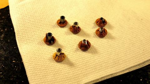 Leather covered screws — photograph 5