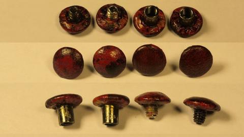 Leather covered screws — photograph 6