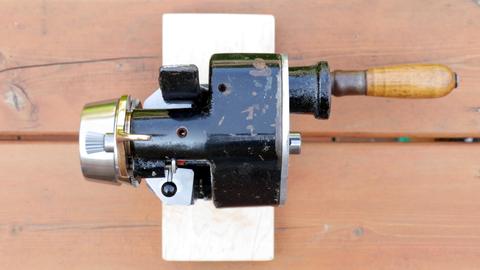 Leather cutter and fudge wheel restoration · 13