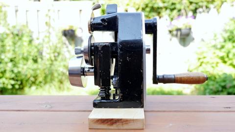 Leather cutter and fudge wheel restoration — photograph 8